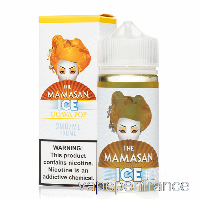 Pop De Goyave Glacée - Le E-liquide Mamasan - Stylo Vape 100 Ml 0 Mg
